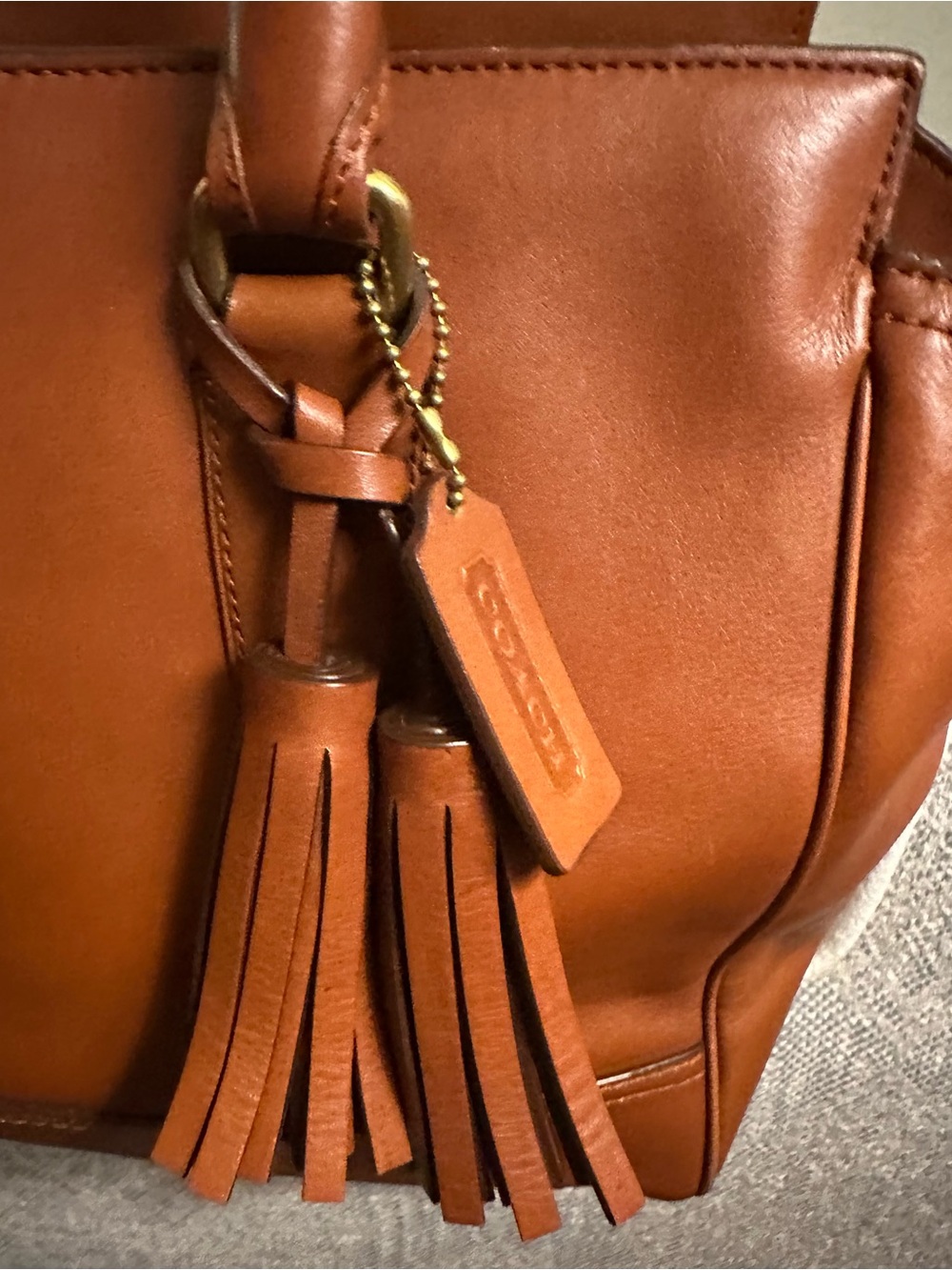 Coach Legacy Candace Carry All Chestnut Brown - Picture 5 of 15